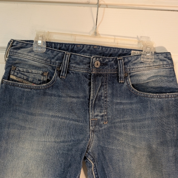 Diesel Zatiny Men's Button Fly Blue Jeans Size 30x30 - Picture 2 of 10